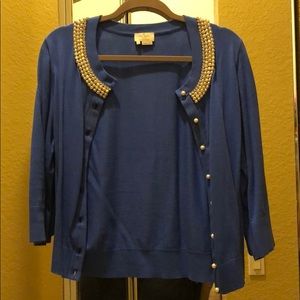 Kate Spade blue cardigan